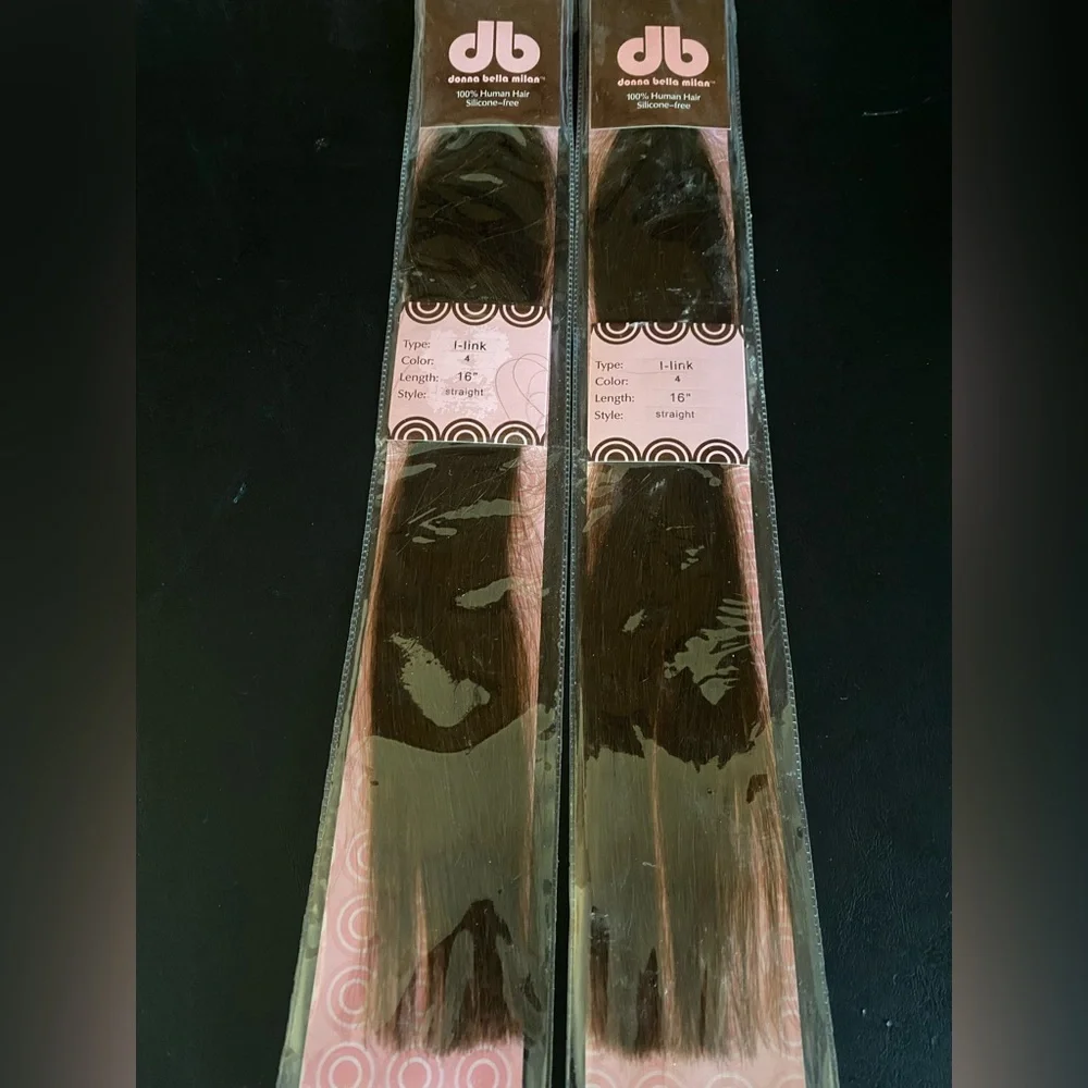 DONNA BELLA HAIR - Lot of Extensions (color 4) NEW